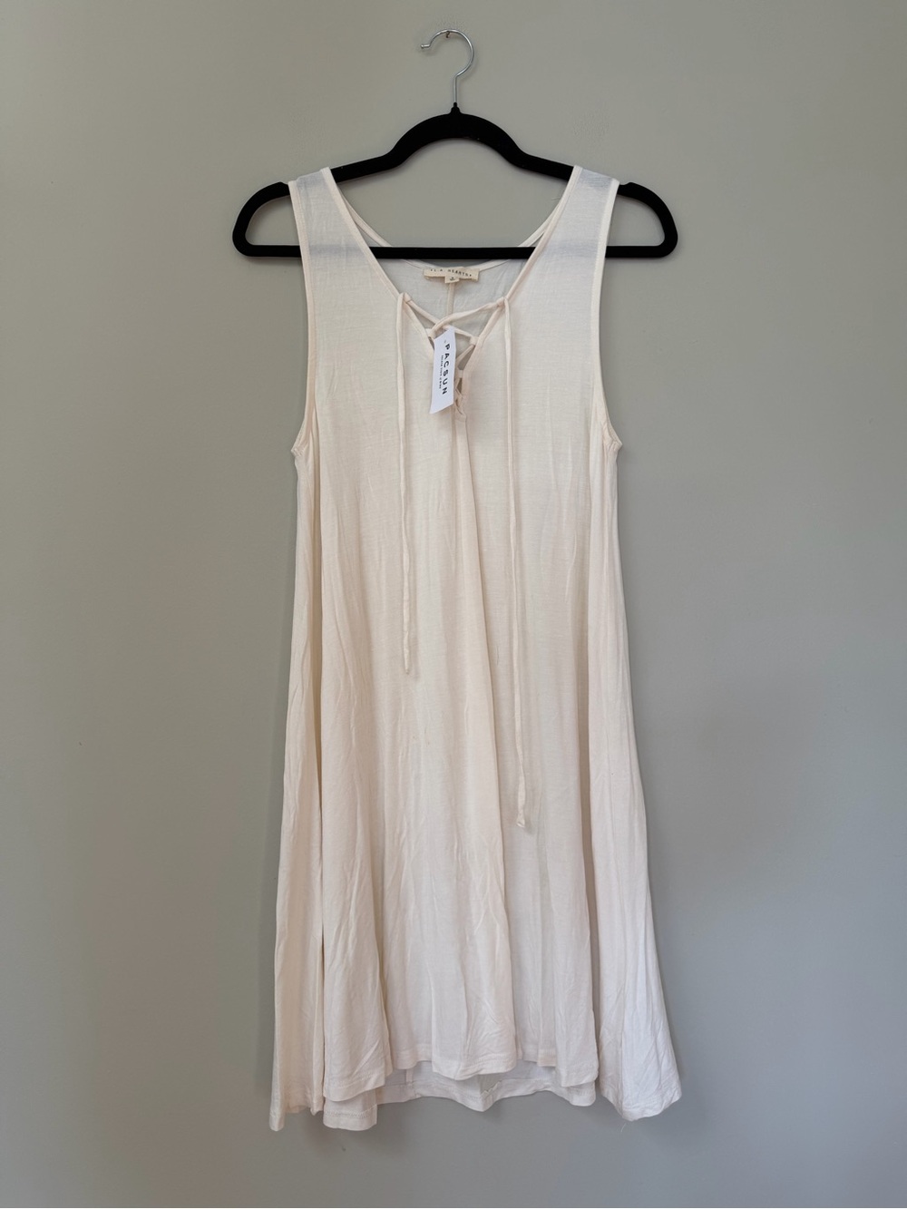 Pac Sun LA Hearts Cream Sleeveless Dress NWT
